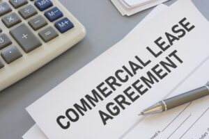 Commercial Lease Agreement is shown as business